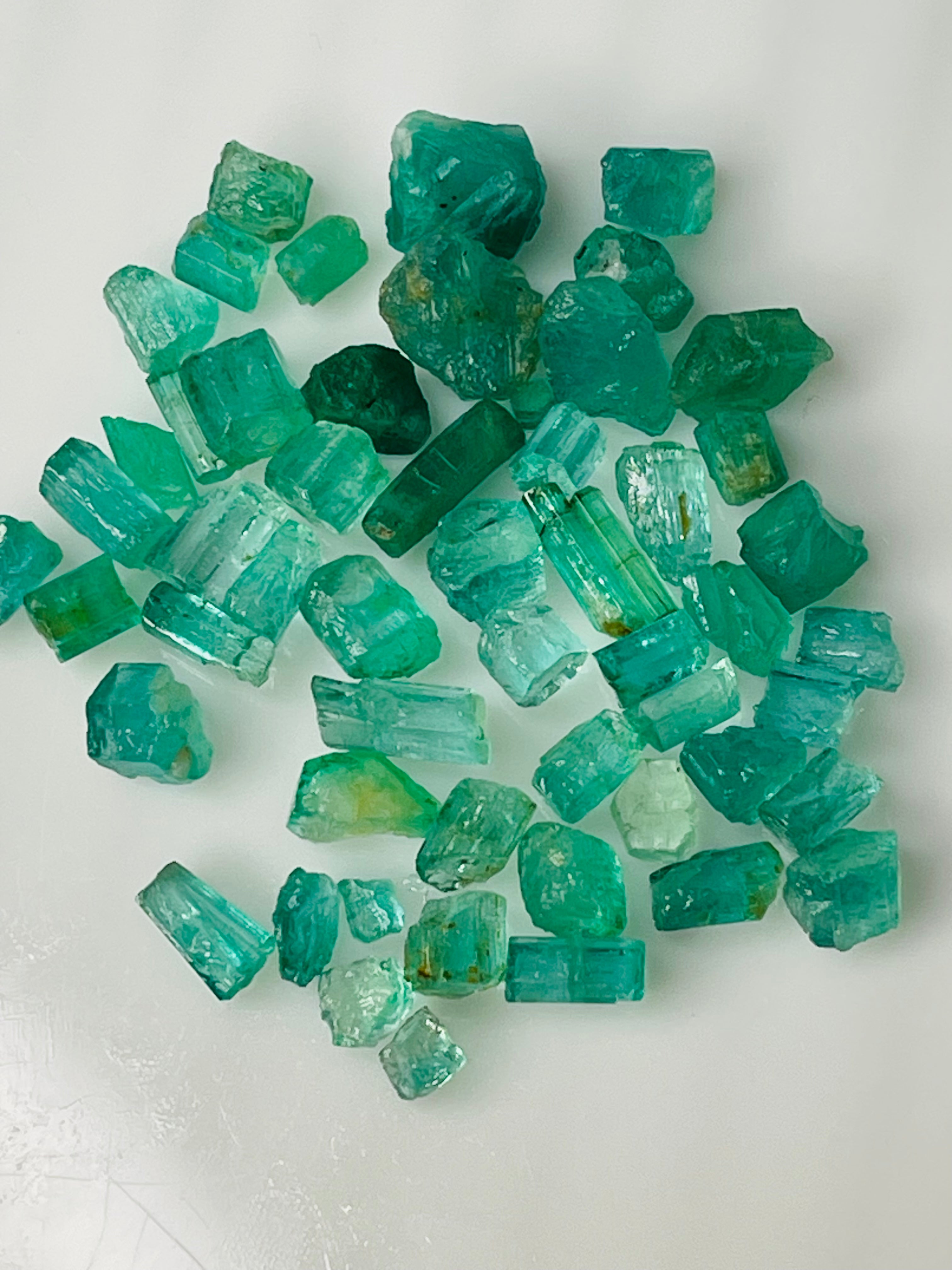 Facet Rough Panjshir Emeralds