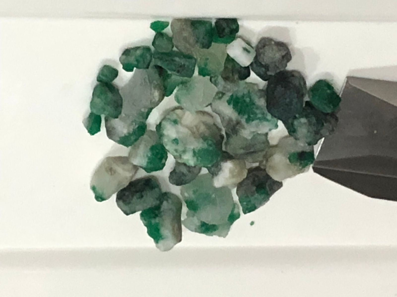 Natural Swat Emerald Specimens Parcel