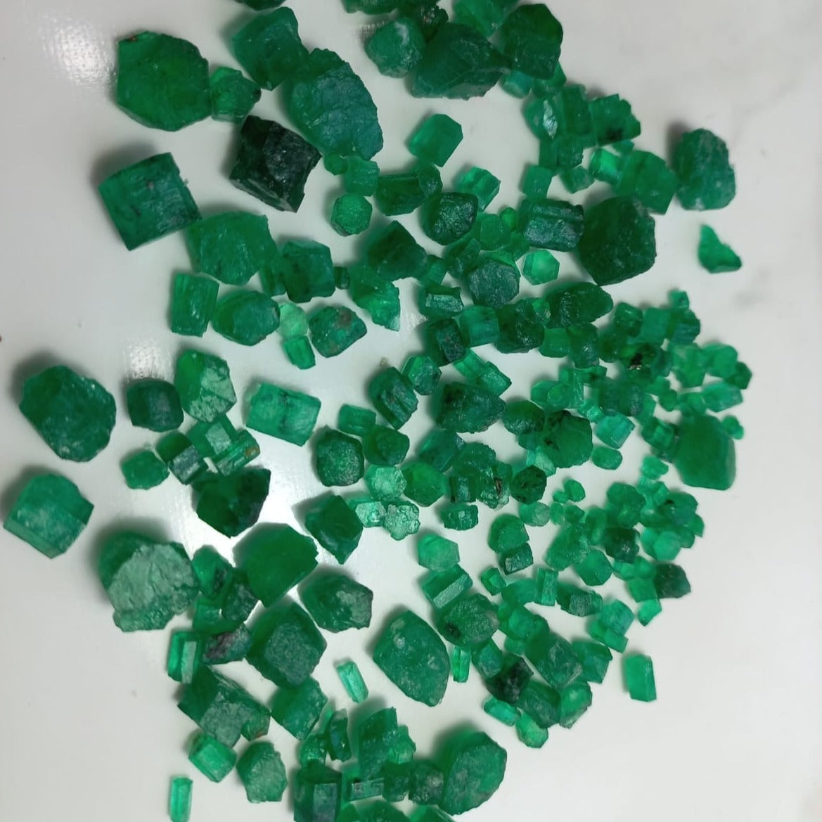 100 carats Rich green Swat Emeralds
