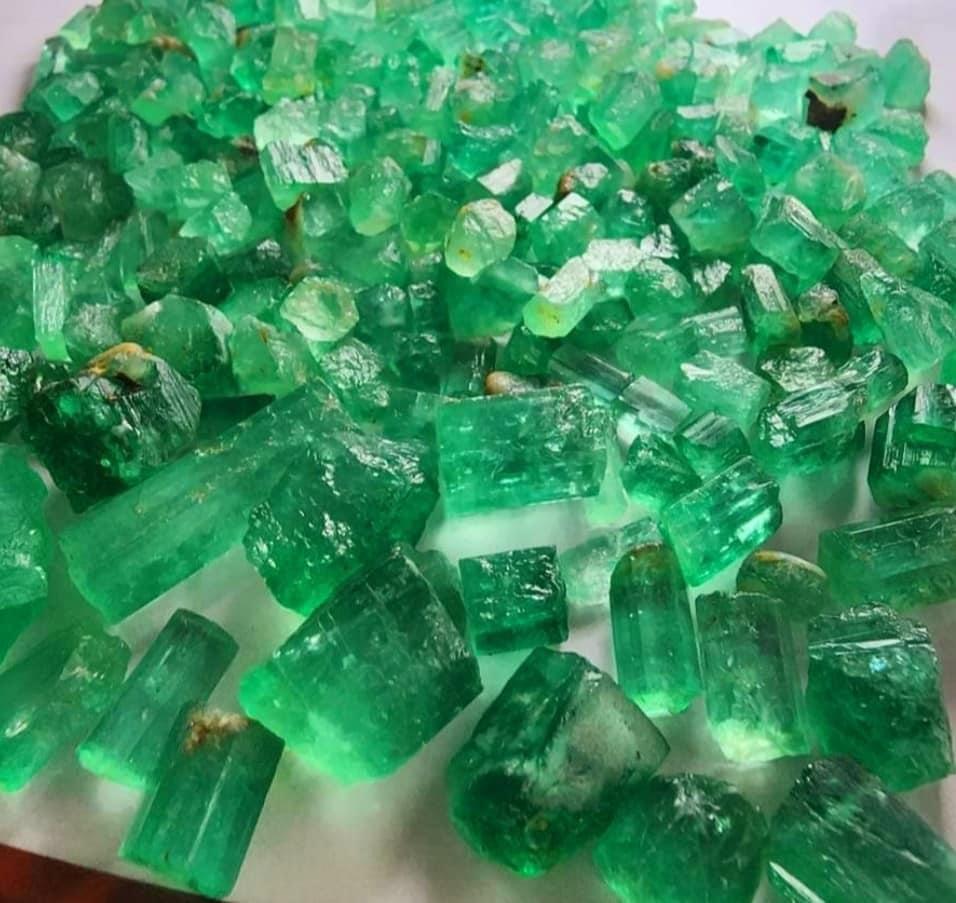 Natural Panjshir Emeralds for faceting