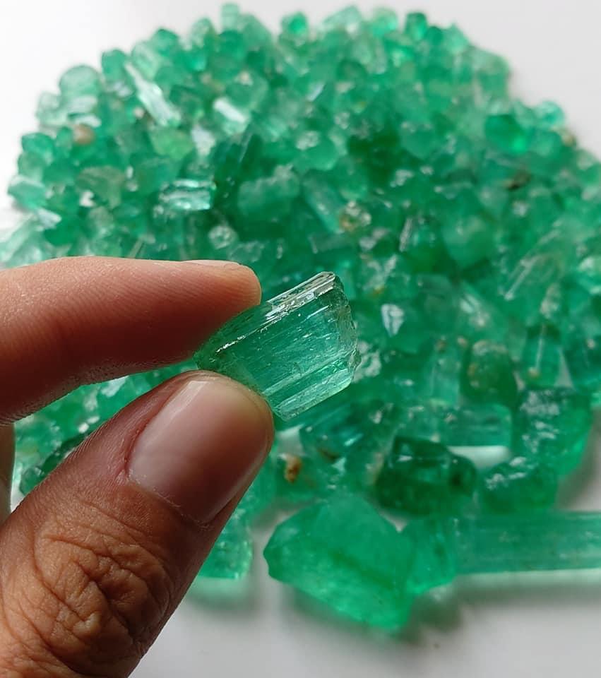 Natural Panjshir Emeralds for faceting