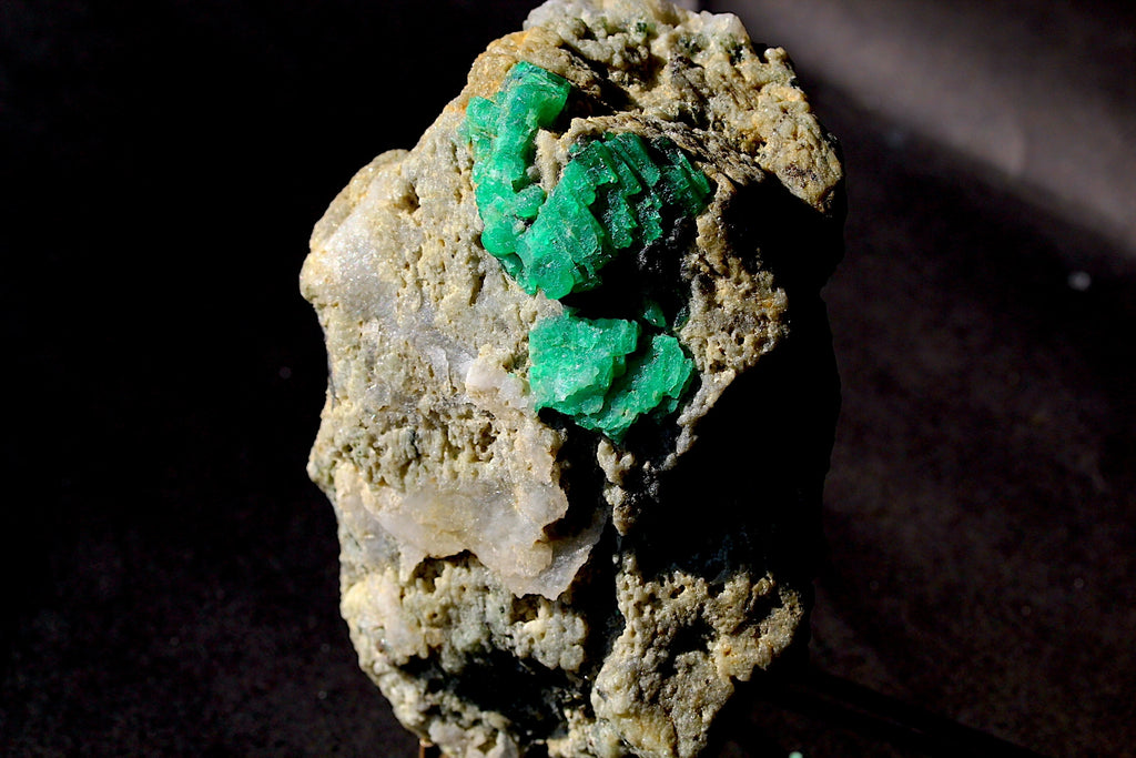 408 Gram Natural Emerald Crystal Specimen on Matrix – Swat Valley, Pakistan | Museum Mineral