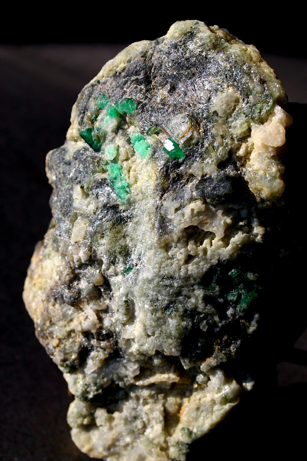408 Gram Natural Emerald Crystal Specimen on Matrix – Swat Valley, Pakistan | Museum Mineral