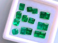3.20 Carats Panjshir Emerald Melee Parcel – 16 Loose Emerald Stones – Natural Afghan Emerald Collection