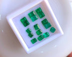 3.20 Carats Panjshir Emerald Melee Parcel – 16 Loose Emerald Stones – Natural Afghan Emerald Collection