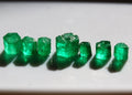 Natural emerald mineral specimen parcel