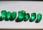 Natural emerald mineral specimen parcel