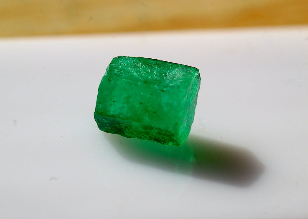 Hexagonal Raw Emerald Stone 