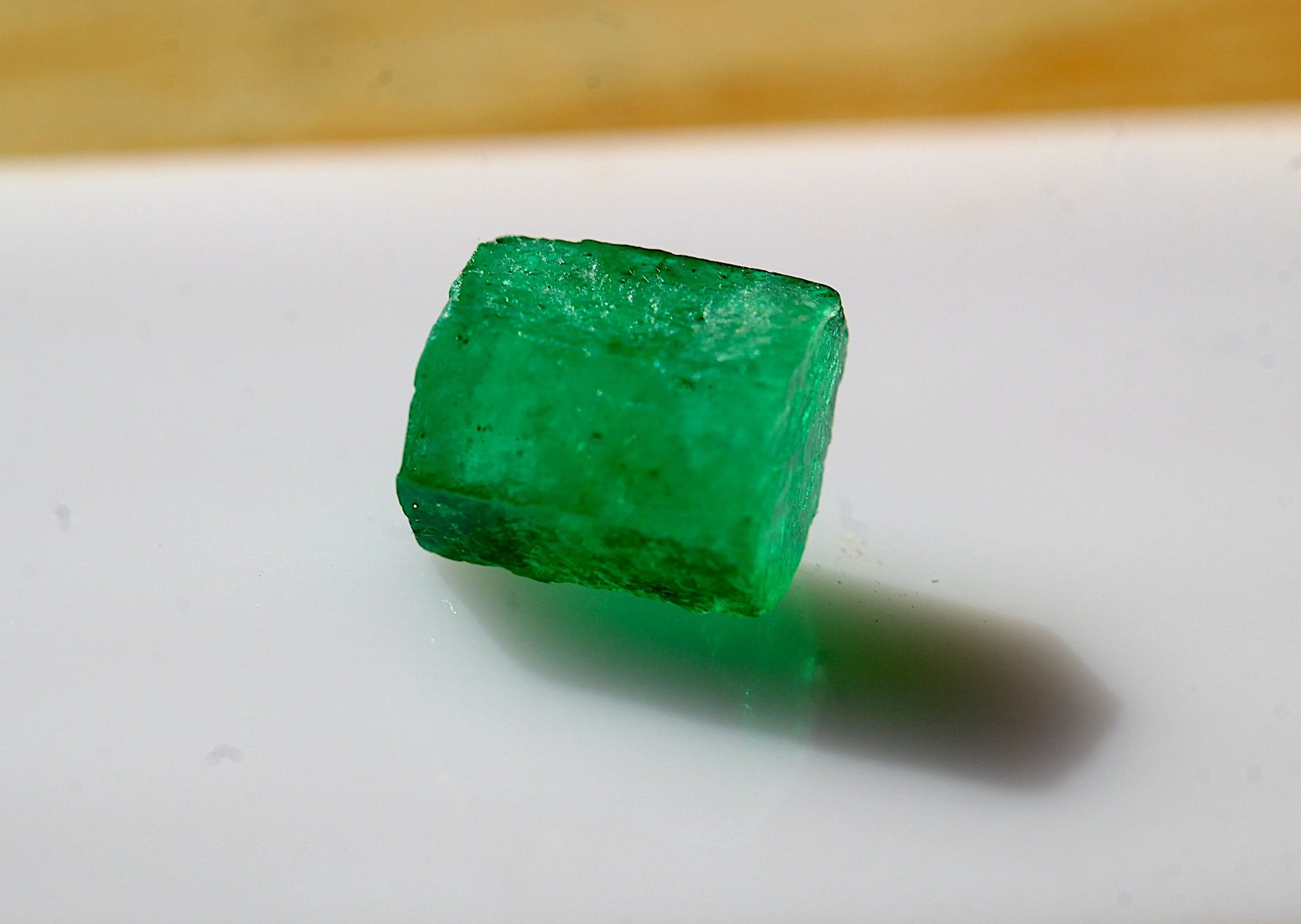 Hexagonal Raw Emerald Stone 
