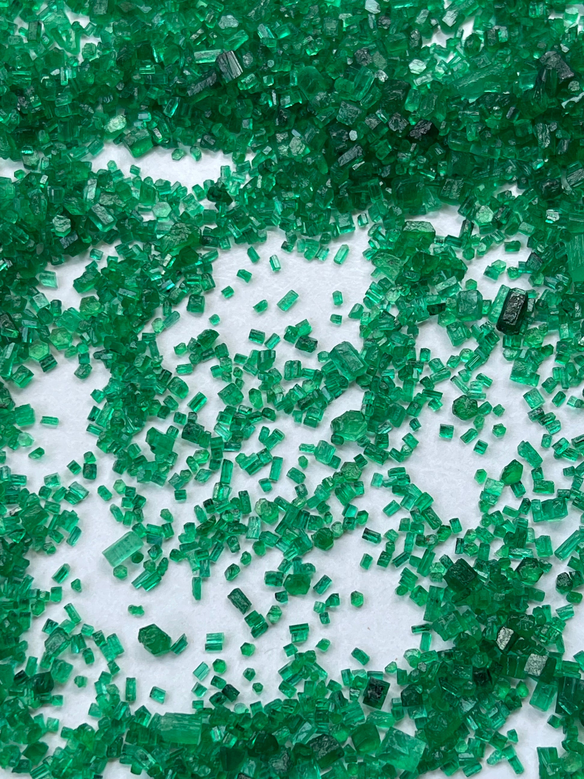 Buy Raw Melee Size Swat Emeralds for faceting