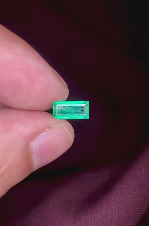 1.10 Carats Natural Panjshir Emerald