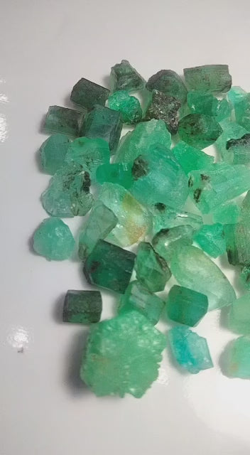 500 grams Chitral Emeralds for Faceting and Cabbing