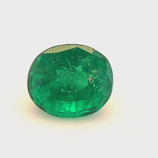 1.05 Carats Natural Vivid Green Panjshir Emerald