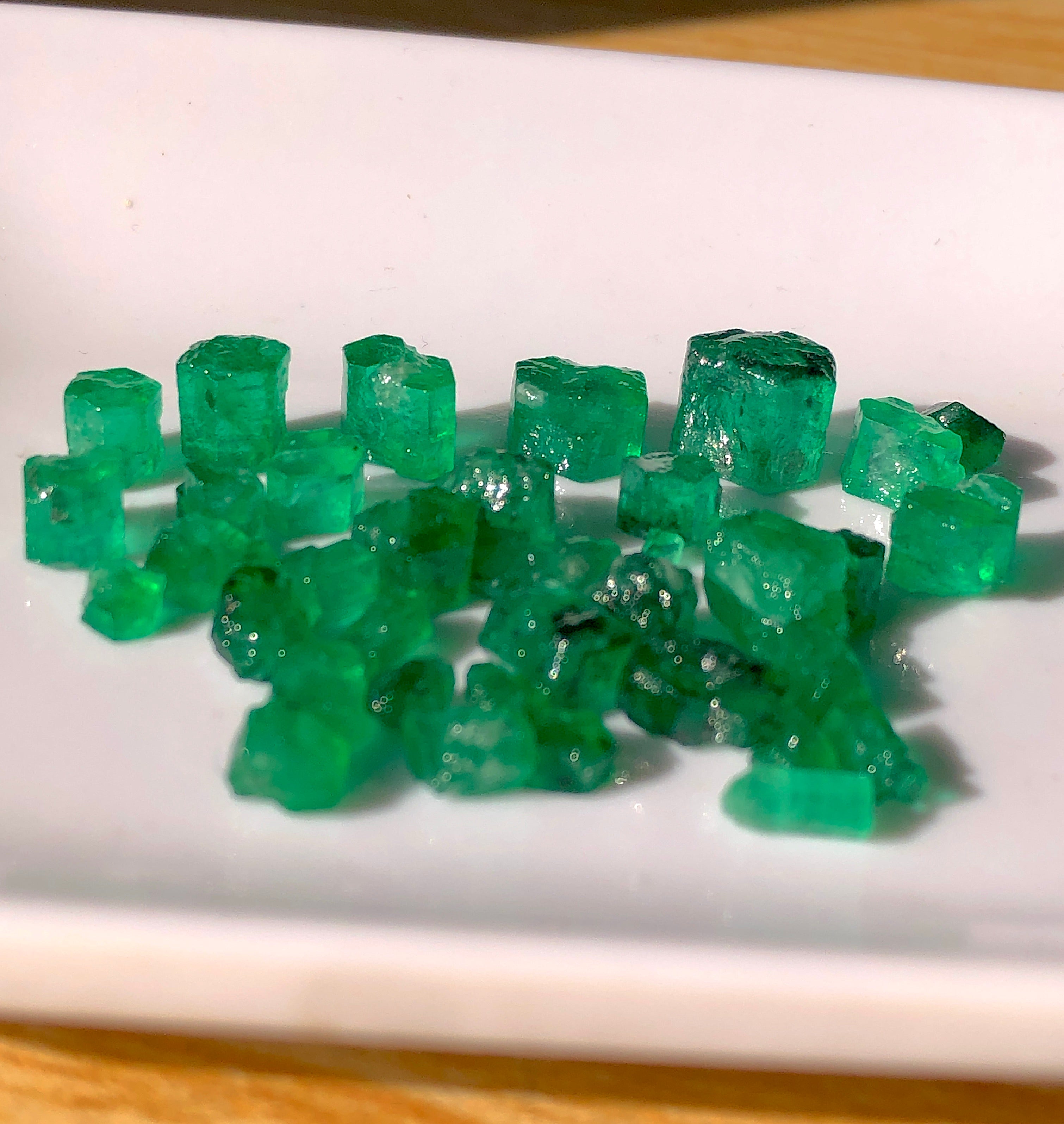 42 Carats Natural Rough Swat Emeralds